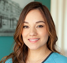 Registered dental hygienist Angelica Guierrez