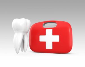 tooth and medical kit for dental emergency