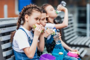 Children eating school lunch ideas Long Island City children’s dentist