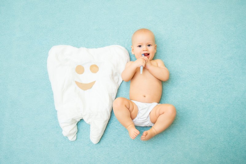 Baby and tooth