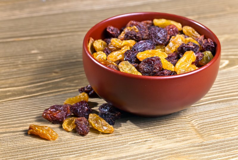 raisins in a bowl in Long Island City