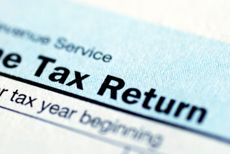 picture of a tax return